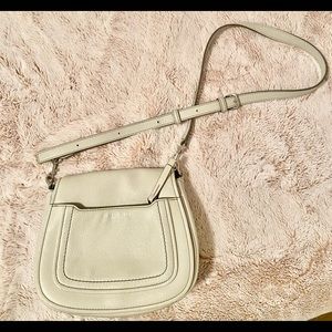 Marc Jacobs Saddle Bag,light gray, like new.Interior:A little glitter.No flaws.